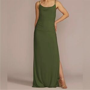 Green bridesmaid dress